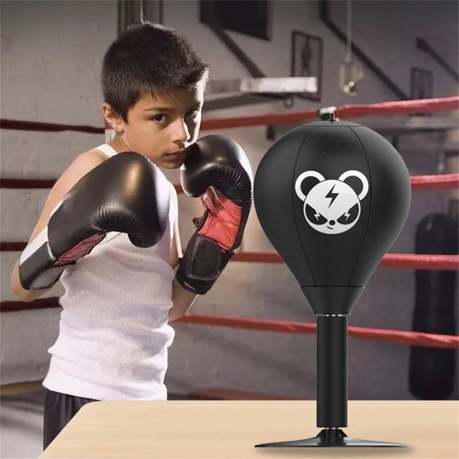 Sports Desktop Punching Bag,Boxing Bag for Adults, Punching Bag with Suction Cup, for Office Table and Counters, Kids Adult Stress Relief Venting Boxing