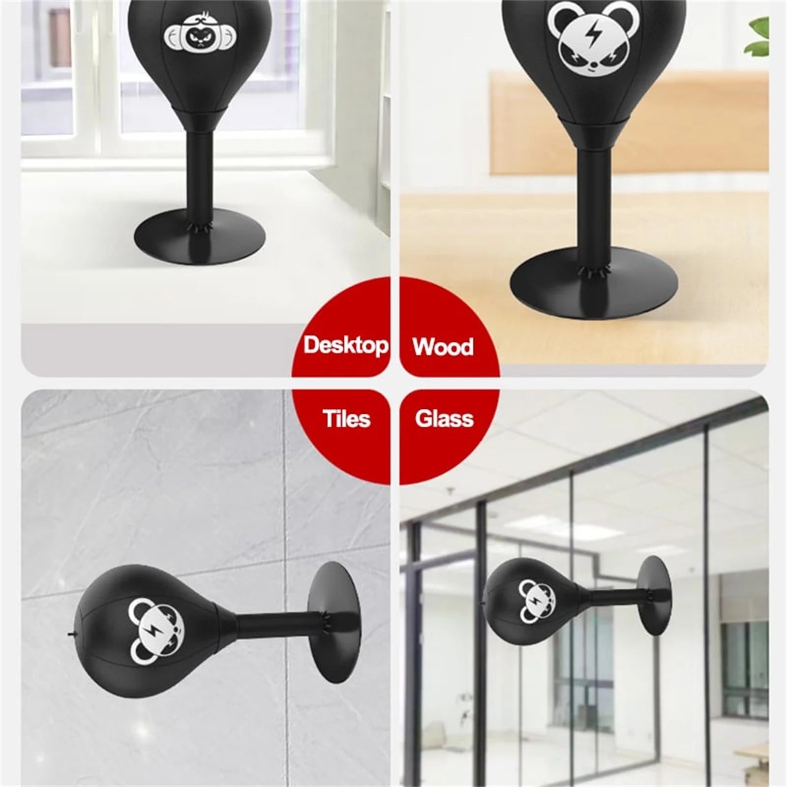 Sports Desktop Punching Bag,Boxing Bag for Adults, Punching Bag with Suction Cup, for Office Table and Counters, Kids Adult Stress Relief Venting Boxing